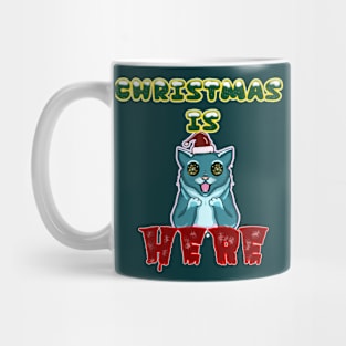 Cat Christmas is here Mug